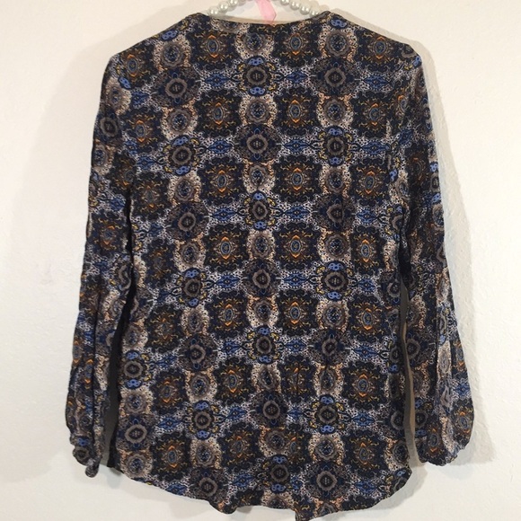 Anthropologie Daniel Rainn Small blue gold mandala - Picture 3 of 6